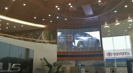 LEDFUL TGC شاشة ليد شفافة لتاجر السيارات