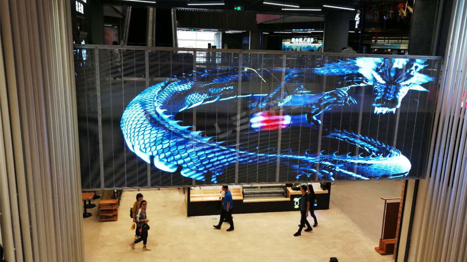 Indoor Transparent LED Screen for Shipping Mall